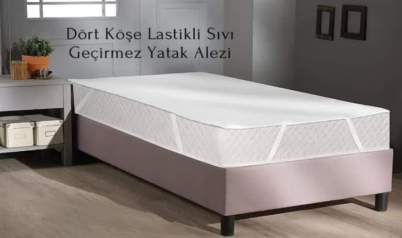 TEK KİŞİLİK SIVI GEÇİRMEZ YATAK KORUYUCU-ALEZ