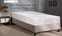 TEK KİŞİLİK SIVI GEÇİRMEZ YATAK KORUYUCU-ALEZ