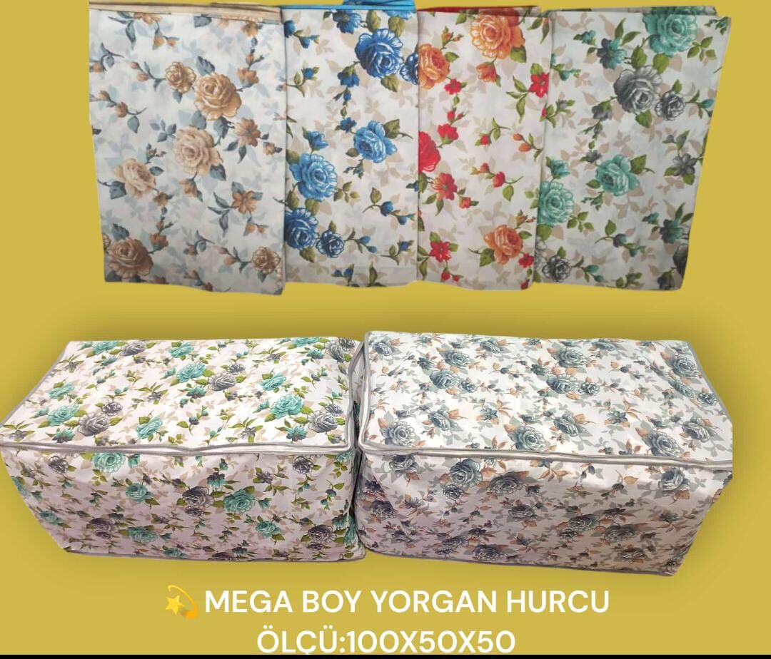 DESENLİ MEGA YORGAN HURCU (10 ADET)