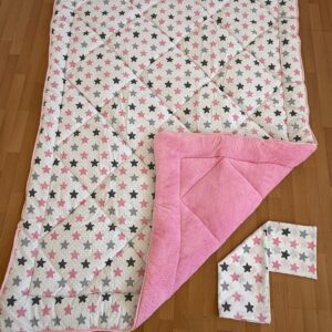 Tek Kişilik Welsoft Yorgan Seti - Pembe Yıldız